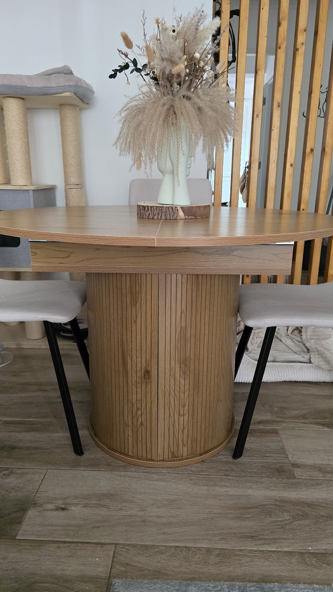 Mesa jantar redonda extensivel nova