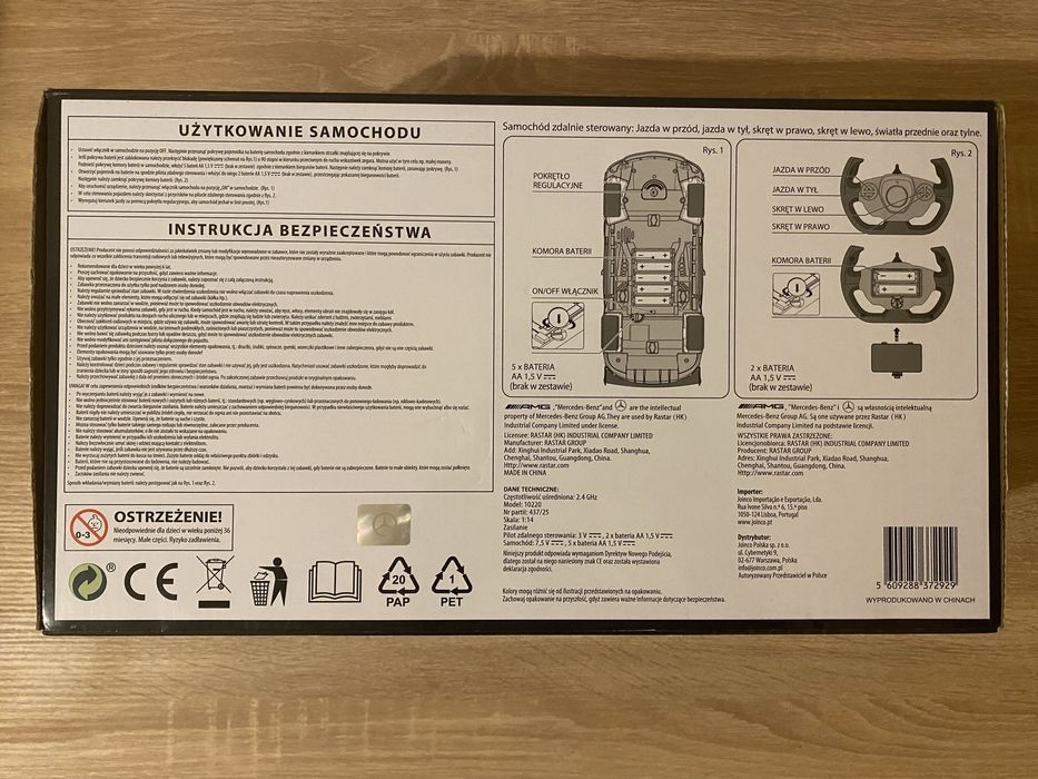 Samohód zdalnie sterowany Mercedes AMG GT2