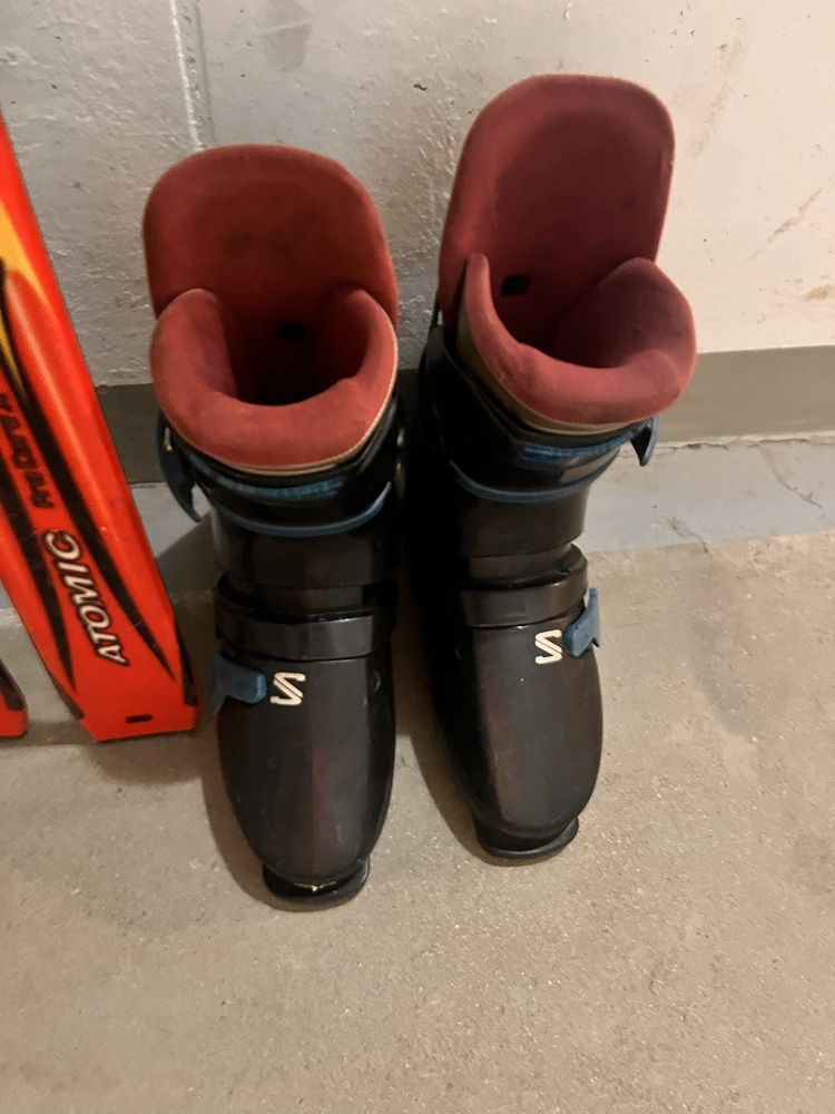 Narty Atomic Race Carve + buty Salomon