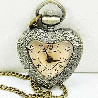 часы-кулон Сердце карманные часы