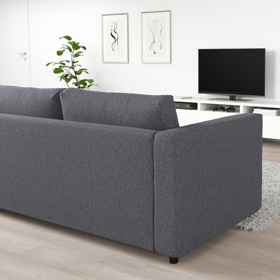 Ikea VIMLE
Rozkładana sofa 3-osobowa, Gunnared średnioszary