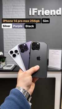 Iphone 14 pro max 128/256/512gb SIM deep purple/black/silver