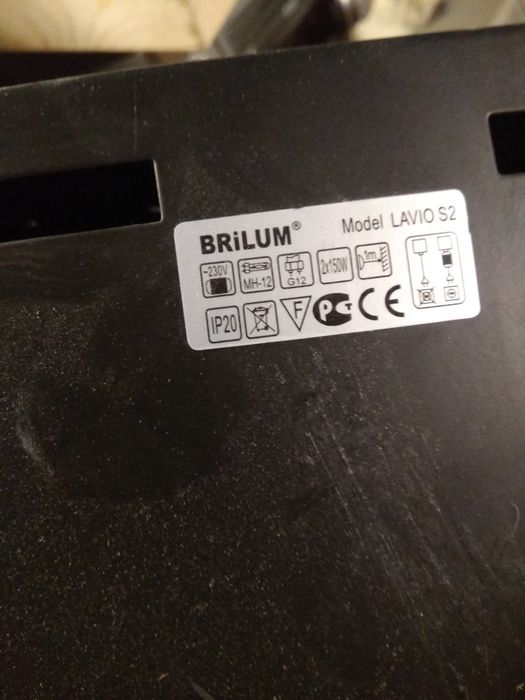 Sprzedam oświetlenie do baru nie sprawdzane Brulium