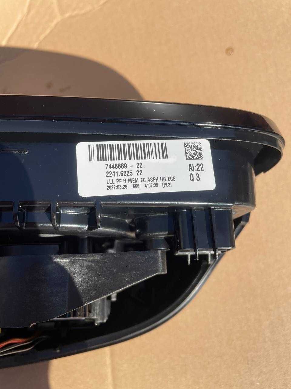 BMW 3 G20 G21 2024 Lusterko zewnętrzne lewe przednie LHD NEW, EUROPA