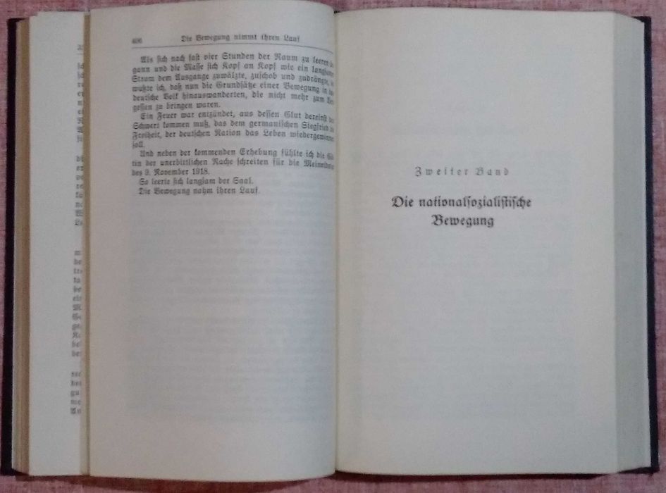 Mein Kampf Adolf Hitler 2 tomy w jednym 1939 oryginał unikat