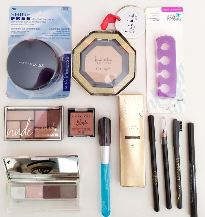 Estée Lauder КОСМЕТИЧКА женская голубая сумочка для косметики дорожная