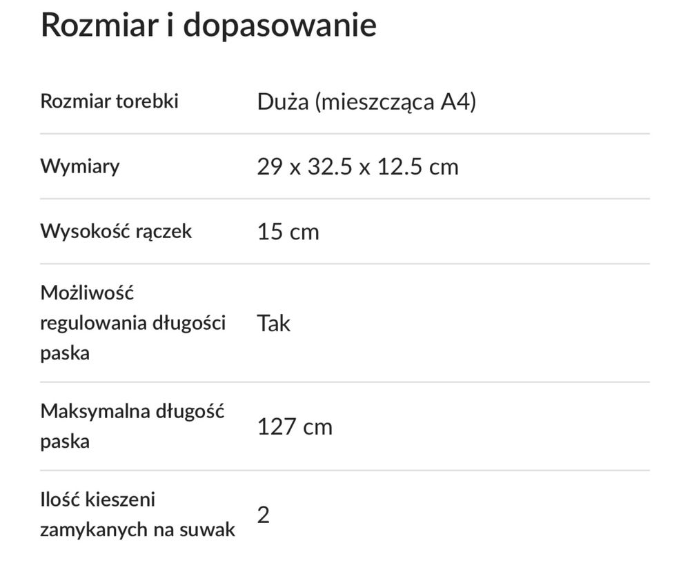 Torebka monnari NOWA bez metki