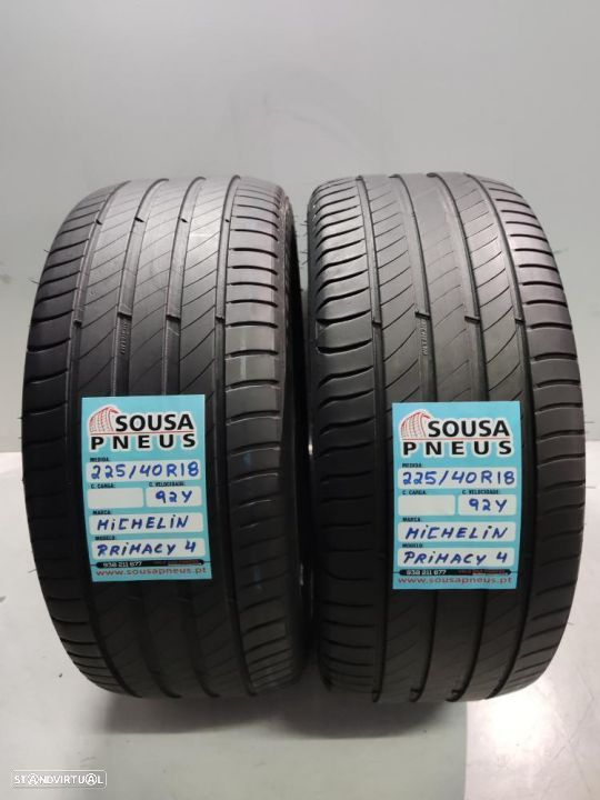 2 pneus semi novos 225-40r18 michelin - oferta dos portes 130 EUROS