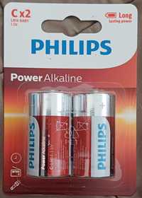Батарейка Philips Power Alkaline C BLI 2 LR14P2B/10 2шт./уп.