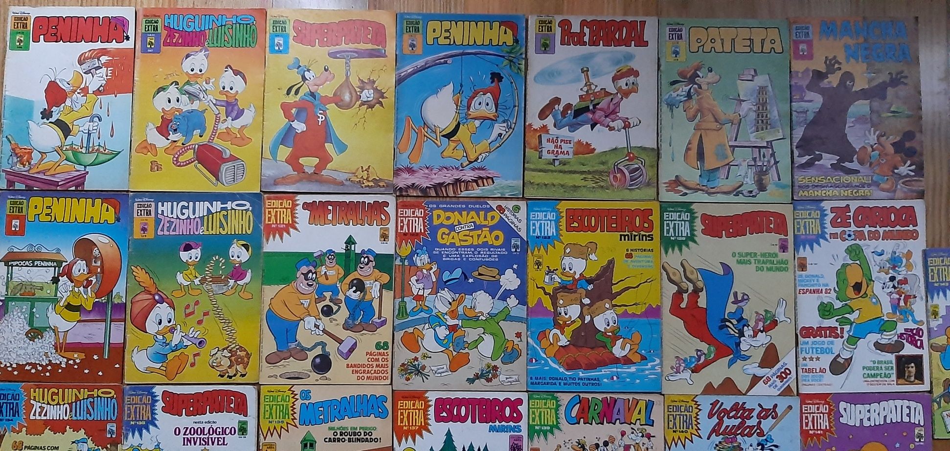 Edição Extra Revistas disney anos 80