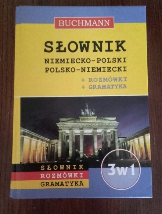 słownik niemiecko polski gramatyka rozmówki Buchmann