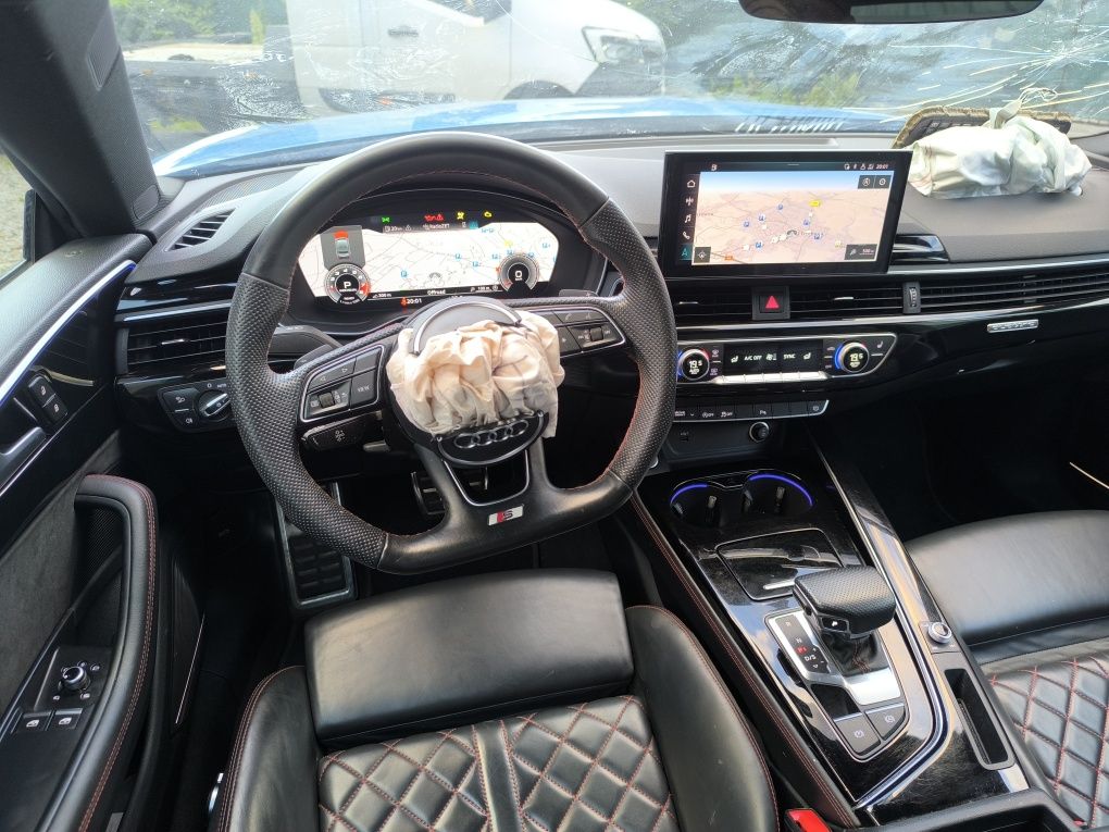 Audi A5 coupe lift 45tfsi S line FV 23% RECARO masaże lasery B&O radar