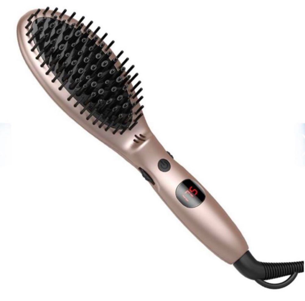 Щітка для вирівнювання волосся електрична расческа ionic hair straight