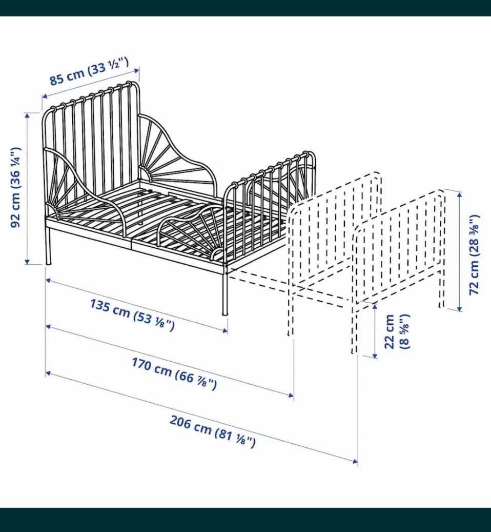 Regulowane łóżko (dla dzieci) z IKEA