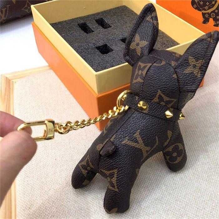 Porta-Chaves Louis Vuitton "Dog Edition" Novo