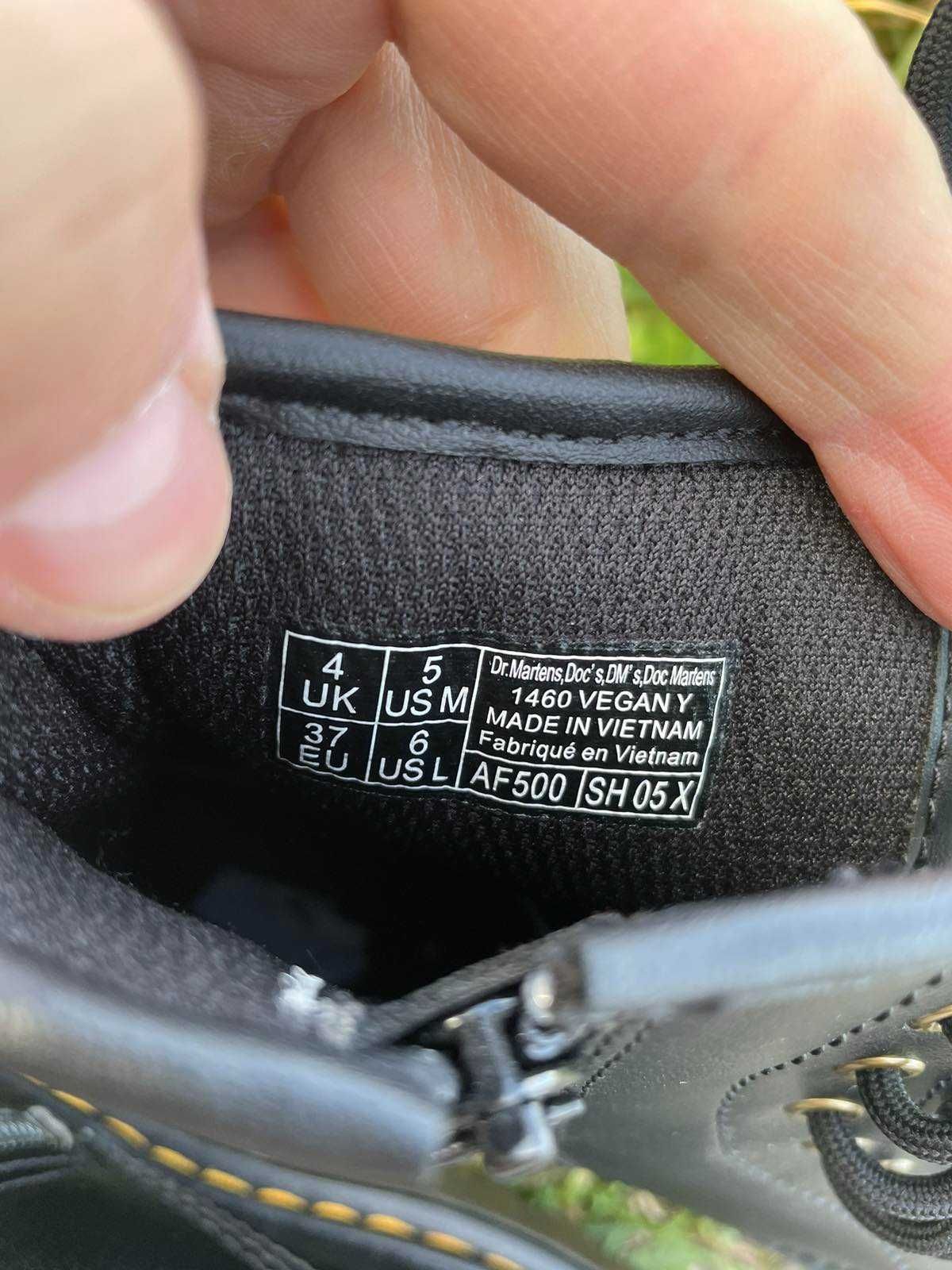 NEW Ботинки 37р Dr Martens 1460 VEGAN Y мартинсы, оригинал 100%