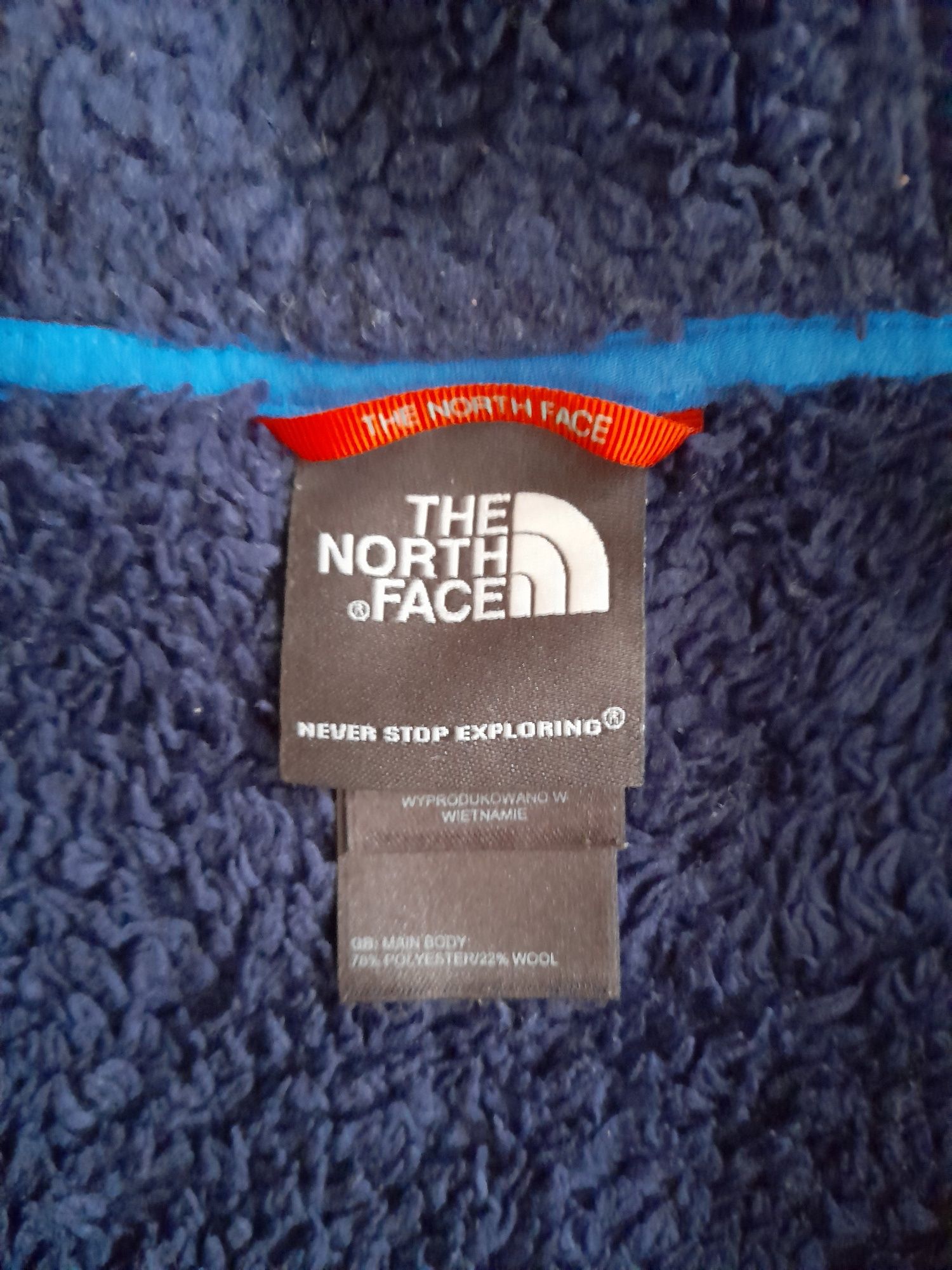 The North Face bluza polarowa z kapturem rozmiar L