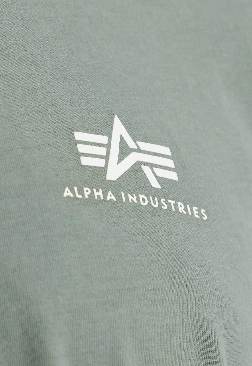 Alpha Industries t-shirt BASIC SMALL LOGO 188505 vintage green