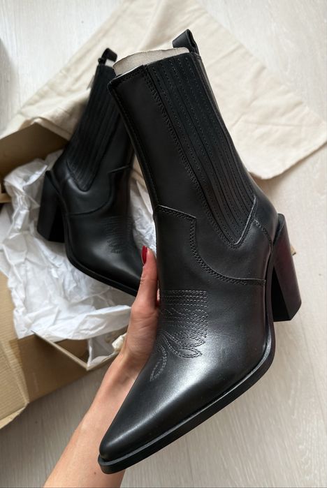 Ковбойки Zara, нові, натуральна шкіра