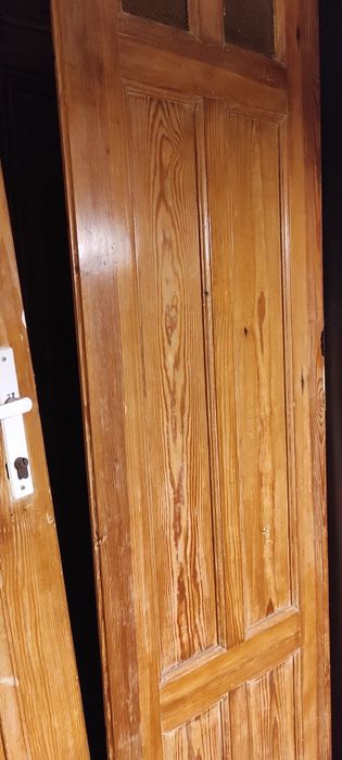 Drzwi drewniane kamienica zabytek dwa komplety