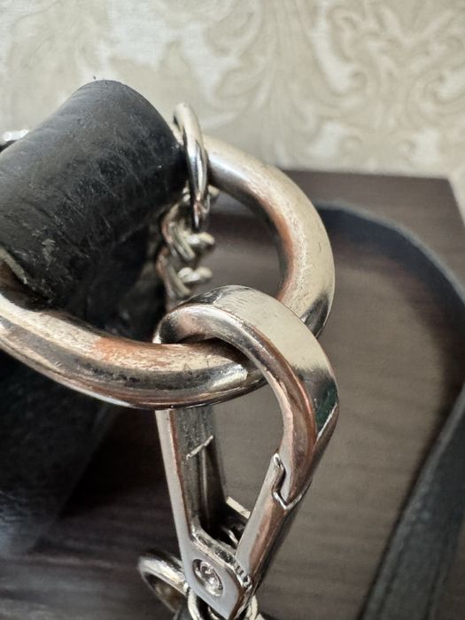 Сумка бананка шкіряна