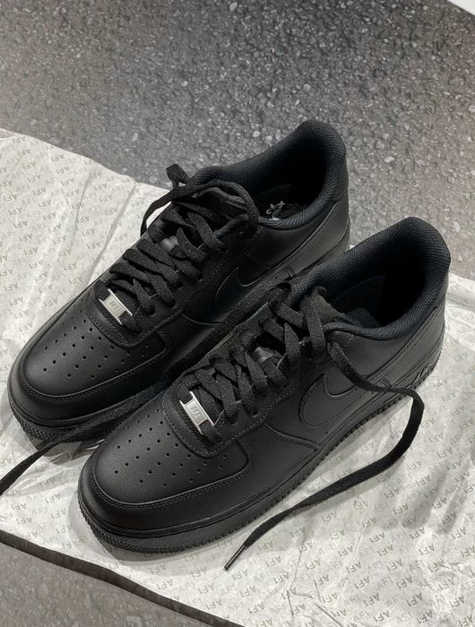 Buty Trampki NikeAir_Force_1_Low _07_Black_R.45