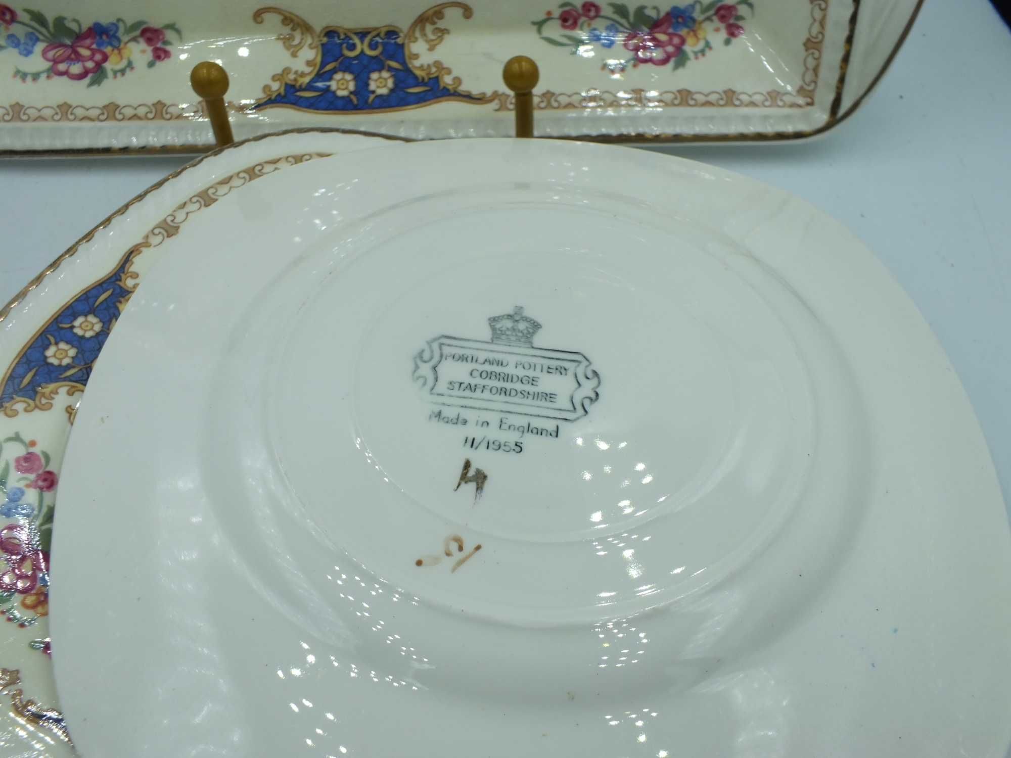 Serwis deserowy porcelana królewska staffordshire B4/011003