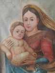 Obraz olejny Madonna Sykstyńska
