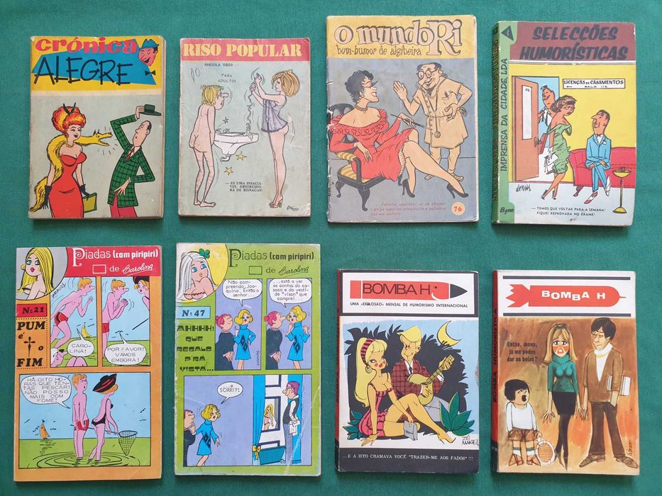Livros Antigos de Humor e Cartoon Anos 60/70 (34 Livros)