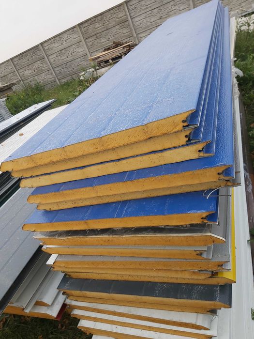 Płyta warstwowa 40mm / NOWA II gat / biała, srebrna, czarna, grafit,