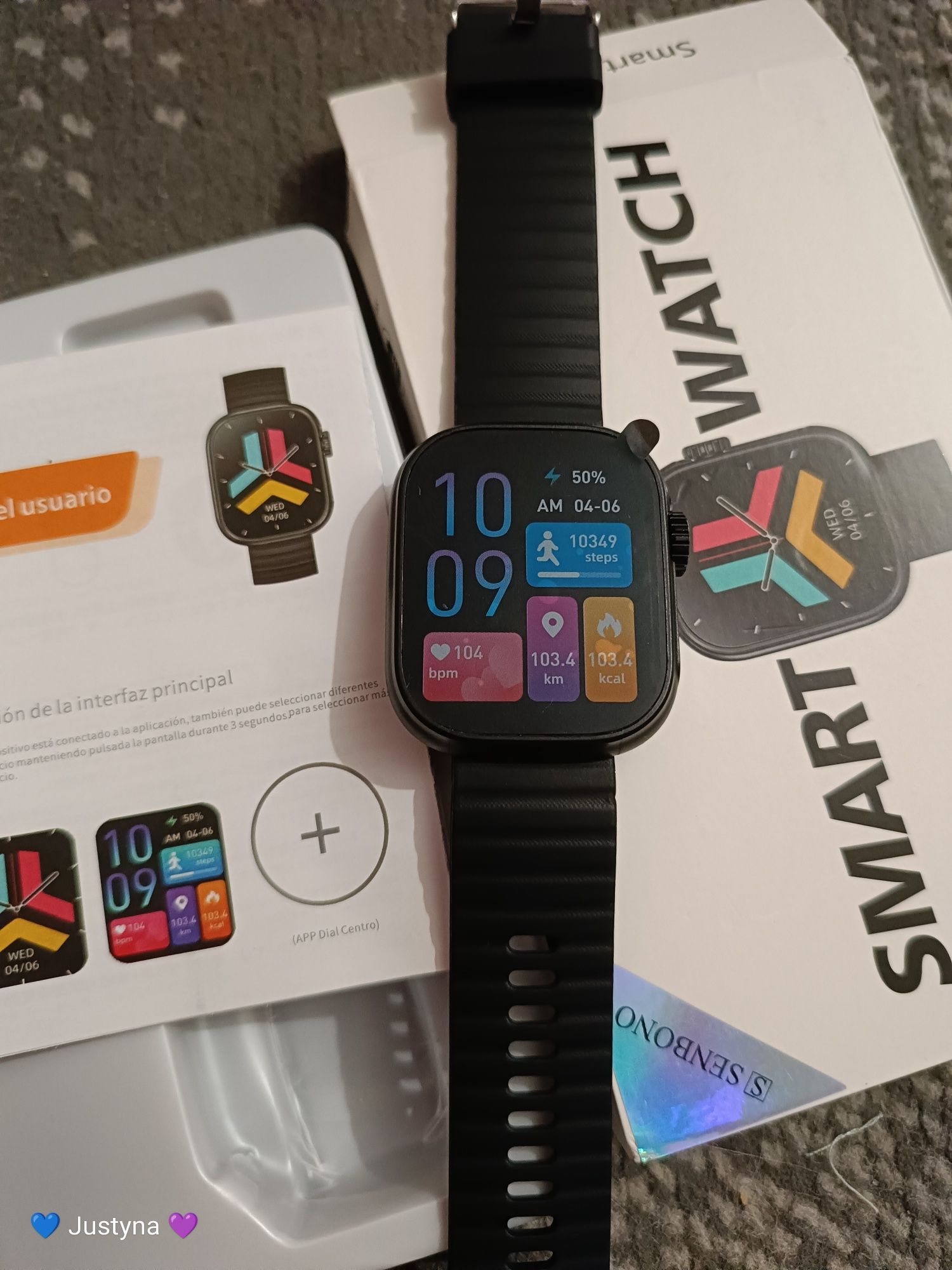Zegarek smartwatch senbono