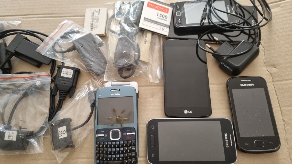 Kable do flashowania i stare telefony NOKIA SAMSUNG LG