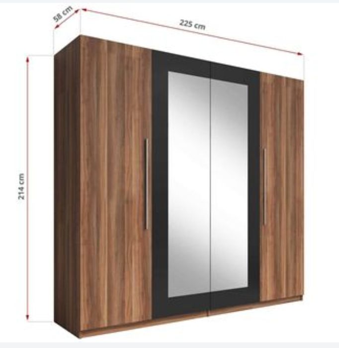 Szafa i biurko komplet