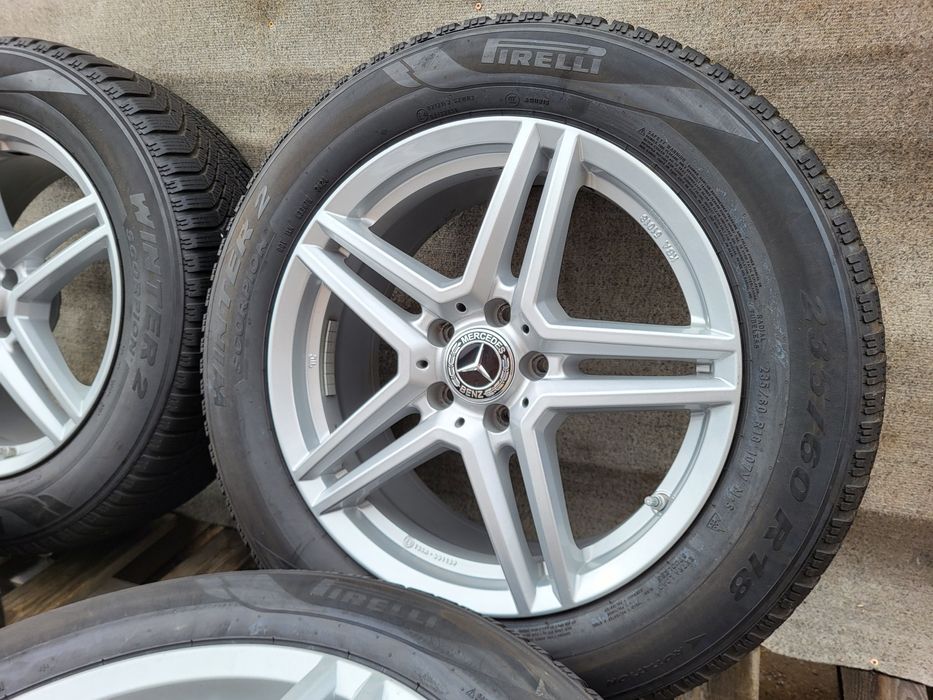 [K370] Koła zimowe 18 Cali 5x112 Pirelli 235/60/18 Mercedes 24r 8m GLC