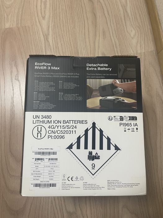 Зарядна станція EcoFlow RIVER 3 Max