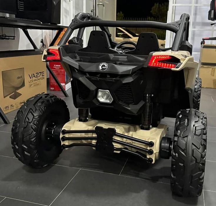 Can am x3 elétrico crianca 4 motores 24v original