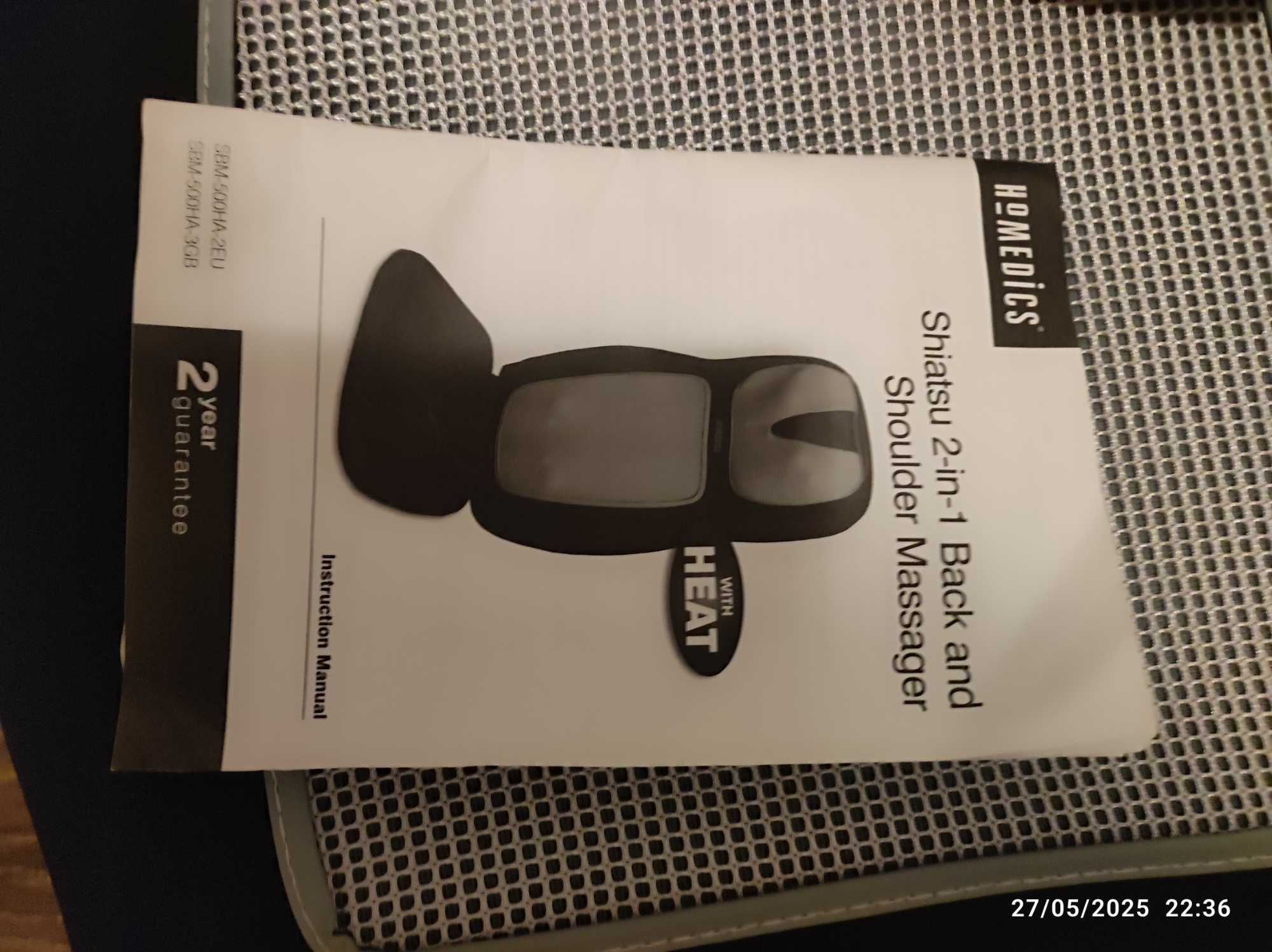 Assento massagem Homedics portátil