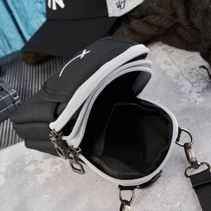 męska saszetka sportowa na ramię  sp-03-gr