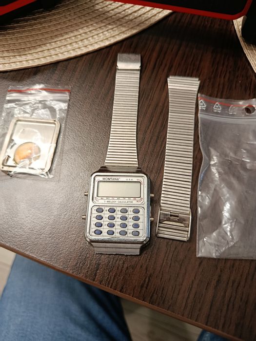 Zegarek Montana melodyjki kalkulator PRL