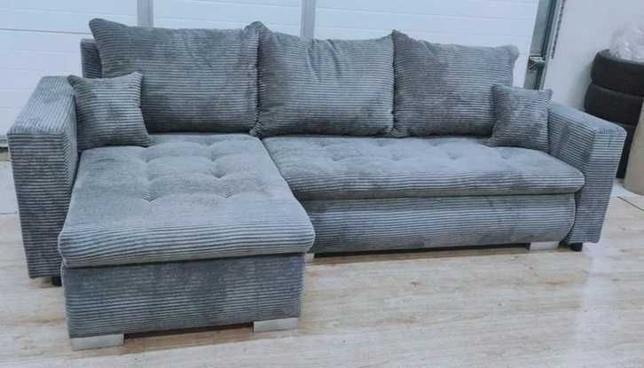 Sofa HUGO w szarym modnym kolorze. Szybkie terminy