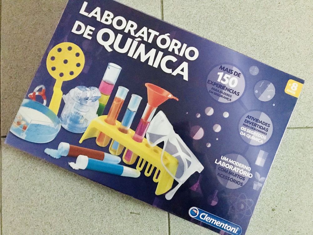 NOVO - Laboratório de Química Clementoni (ainda embalado)