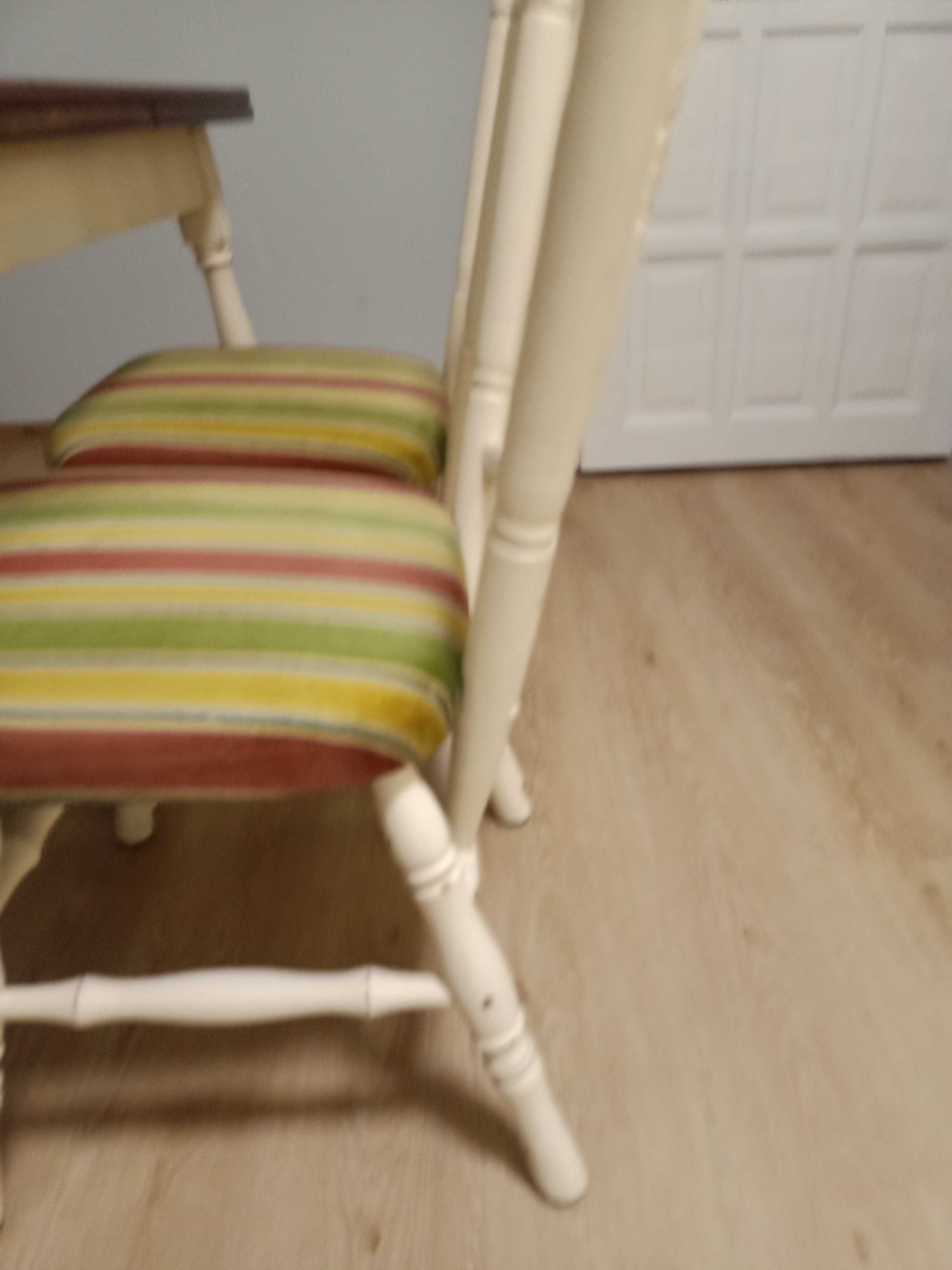 Krzesła lity dąb stylowe vintage 4 szt. Holandia