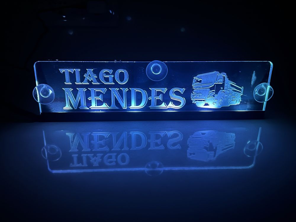 Placas Iluminada - Camião