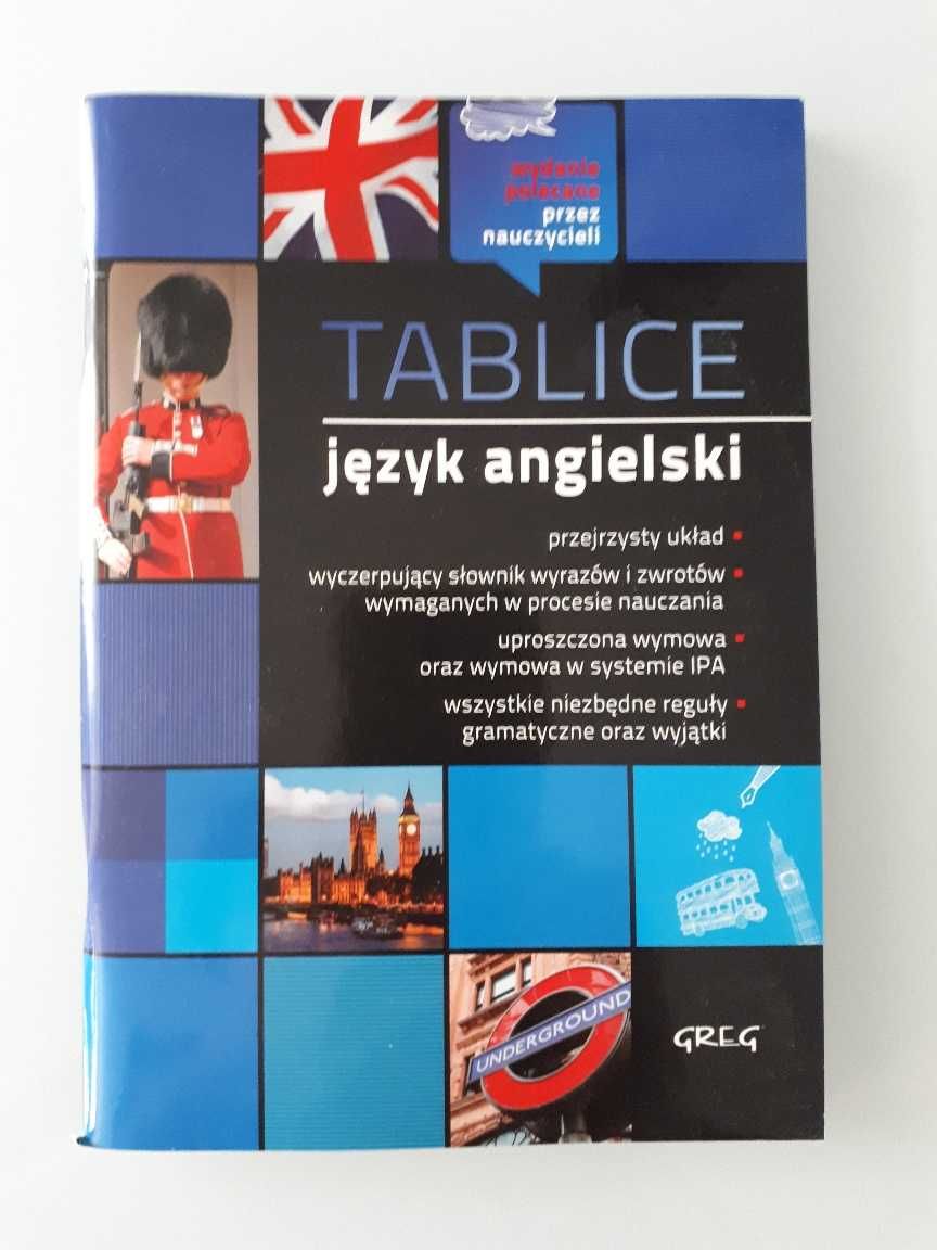 Tablice język angielski Greg wydanie polecane przez nauczycieli