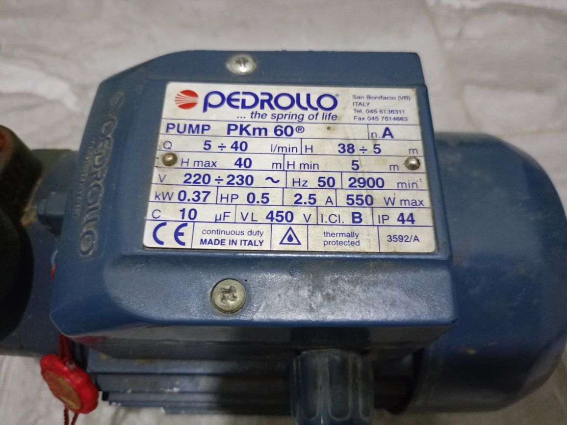 Насос PedrolloPKm 60 вихревий