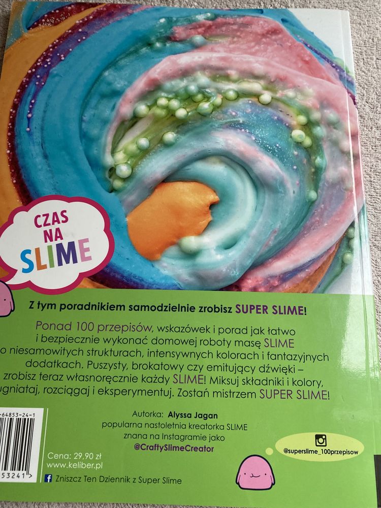 Super Slime książka z wzorami