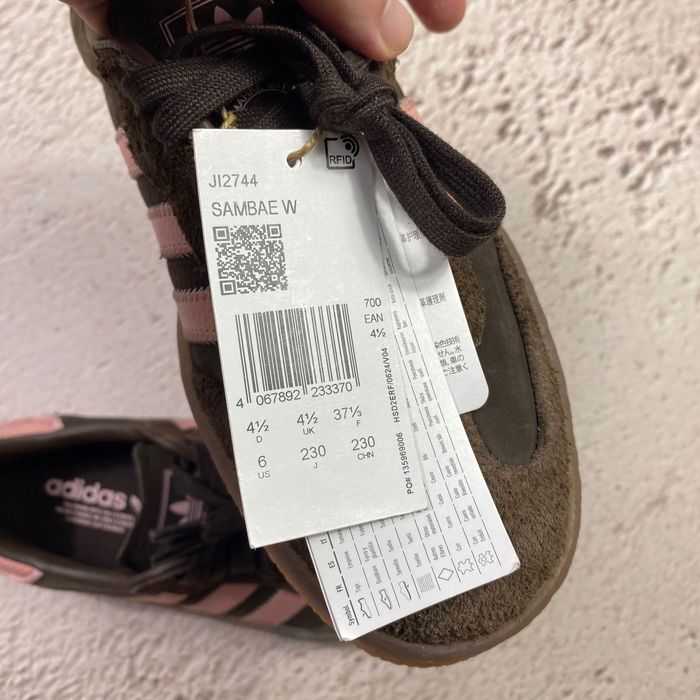 ji2744 оригінал жіночі кеди adidas samba og platform xlg dark brown