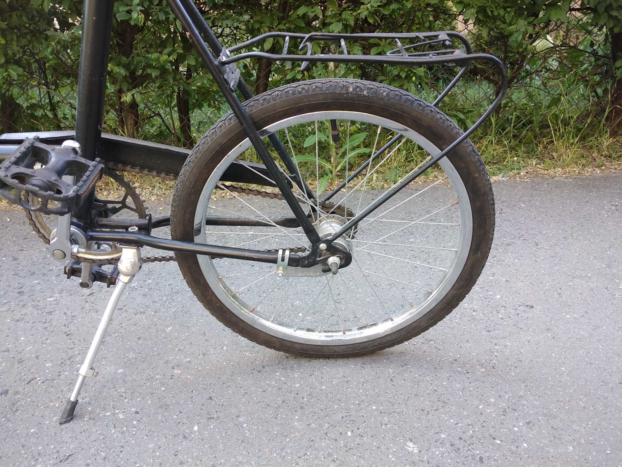 Kultowy zabytkowy rower składany składak wigry po kapitalnym remoncie