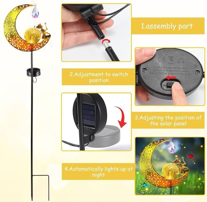 Lampka Solarna Latarenka Solarna Dekoracja Ogrodowa