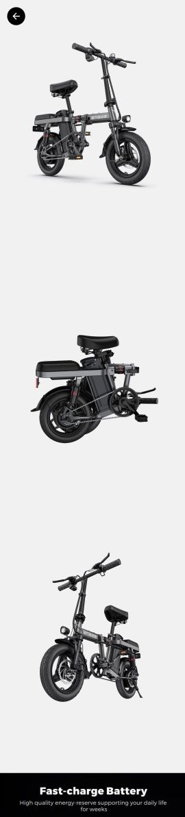 Bicicleta Elétrica Dobrável